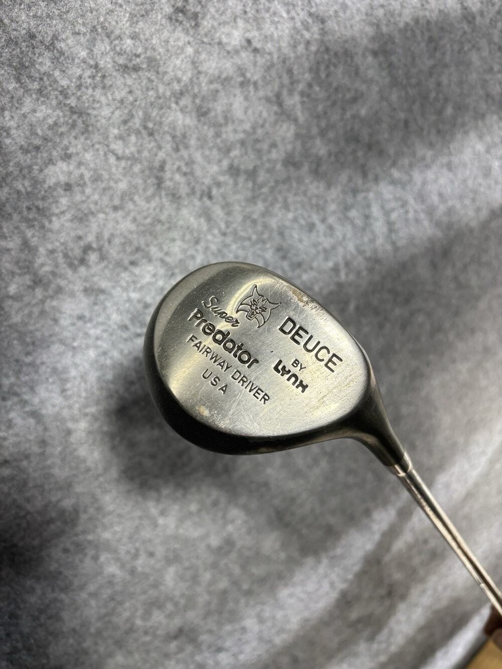 Lynx Deuce Predator Fairway Driver Vintage Steel Shaft Stiff RH USA